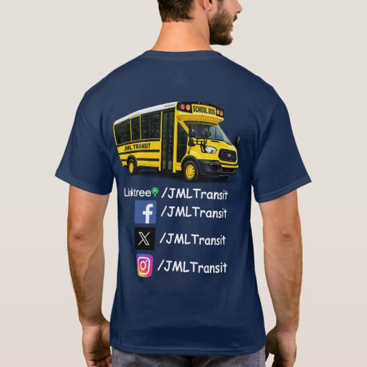JML Transit Logo Worker Tシャツ (裏面)