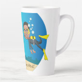 JMonとThiruラテ杯 カフェラテマグ (右)