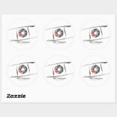 JMP写真のステッカーラウンド ラウンドシール (シート)