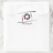 JMP写真のステッカーラウンド ラウンドシール (バッグ)