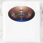 JMR – クリスタルスカラブ 楕円形シール (バッグ)