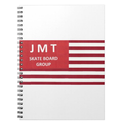 JMT スケートボード グループ グッズ ノートブック (正面)