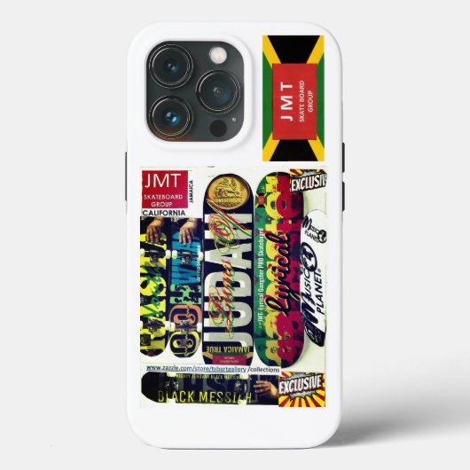 JMT スケートボード、Apple iPhone 13 Pro、タフ Case-Mate iPhoneケース (裏面)