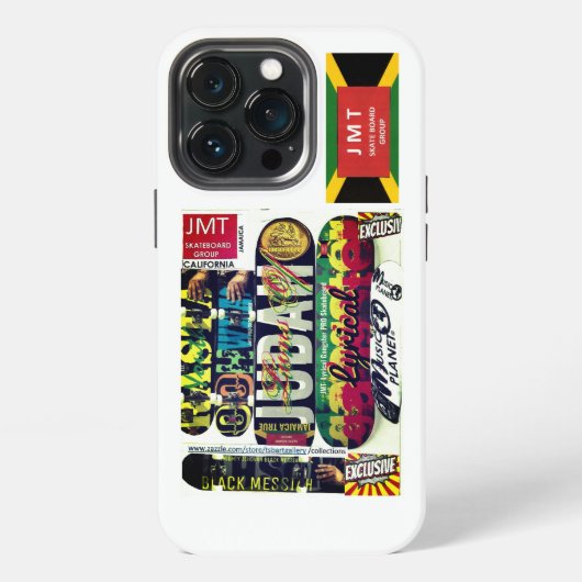 JMT スケートボード、Apple iPhone 13 Pro、タフ iPhoneケース (裏面)