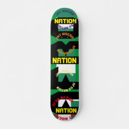 JMT ナイジェリア アフロ ネーション 19.7cm スケートボード デッキ