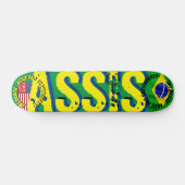 JMT BRAZIL ASSIS PRO 7 3/4" スケートボードデッキ (横)