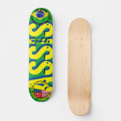 JMT BRAZIL ASSIS PRO 7 3/4" スケートボードデッキ (正面)