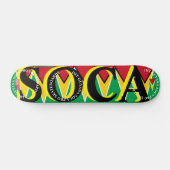JMT GUYANA SOCA 7 3/4" スケートボードデッキ (横)