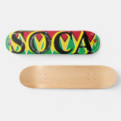 JMT GUYANA SOCA 7 3/4" スケートボードデッキ (横)