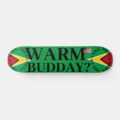 JMT GUYANA   WARM BUDDAY 7 3/4"スケートボードデッキ スケートボード (横)