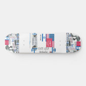 JMT ISRAEL 8 1/4"スケートボードデッキ スケートボード (横)