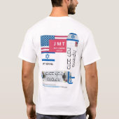 JMT ISRAEL JMTメンズベーシックTシャツ Tシャツ (裏面)