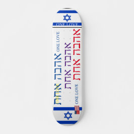 JMT ISRAEL ONE LOVE 7 3/4" スケートボードデッキ