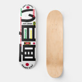 JMT JAPAN 3 8 1/4インチ スケートボードデッキ (正面)