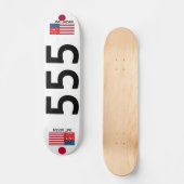 JMT JAPAN 555 7 3/4インチスケートボードデッキ スケートボード (正面)