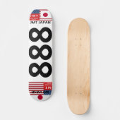 JMT JAPAN 888 7 3/4" スケートボードデッキ (正面)