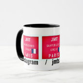 JMT PARIS Classic Mug, 11 oz マグカップ (正面左)