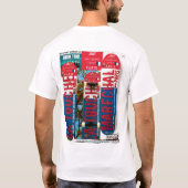 JMT PARIS SK8 メンズ ベーシック Tシャツ (裏面)