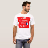 JMT PARIS SK8 メンズ ベーシック Tシャツ (正面フル)