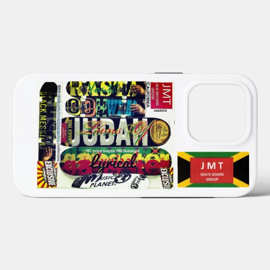 JMT SKATEBOARD, Apple iPhone 13 Pro,タフ Case-Mate iPhoneケース (裏面 (横))