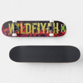 JMT SKATEBOARD: WILDFIYAH /INTERLUDE PIXTURES スケートボード (横)