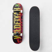 JMT SKATEBOARD: WILDFIYAH /INTERLUDE PIXTURES スケートボード (正面)