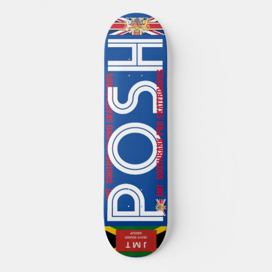 JMT UK POSH 8 1/4"スケートボードデッキ スケートボード (正面)