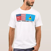 JMT USA / ST LUCIA Tシャツ (正面)