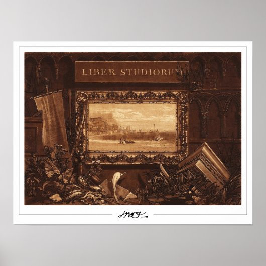 JMWターナーゼディングアートポスター#224-3 ポスター (正面)