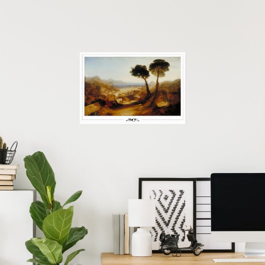 JMWターナーゼディングアートポスター#8-3 ポスター (ホームオフィス)