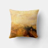 JMWターナー雨蒸気および速度の装飾用クッション クッション (裏面)