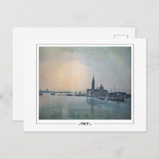 JMWターナー#117-3 -ファインアートはがき ポストカード (正面/裏面)