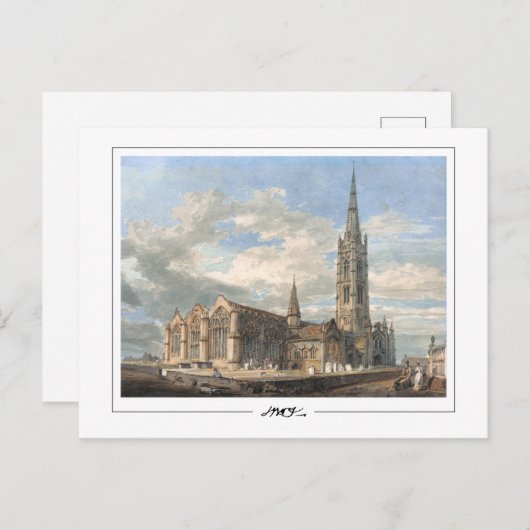 JMWターナー#12-3 -ファインアートはがき ポストカード (正面/裏面)