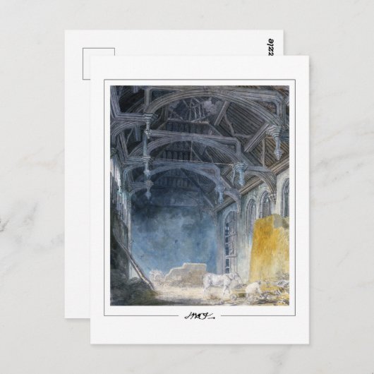 JMWターナー#2 -ファインアートはがき ポストカード (正面/裏面)