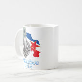 JNAバ縁どッジ(グラニカリJNAズナッカ) コーヒーマグカップ (正面左)