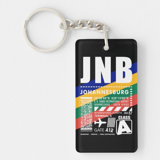 JNBヨハネスバーグ空港 キーホルダー (正面)