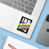 JNBヨハネスバーグ空港 シール (ノートパソコンとiPhone)