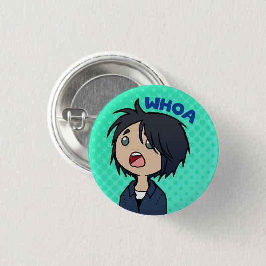 Joボタン 缶バッジ (正面&裏面)