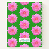 Jo画像付きフルサイズスパイラルノートブック ノートブック (裏面)