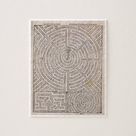 Jo著「オランダの庭師」からの当惑のためのデザイン、 ジグソーパズル (縦)