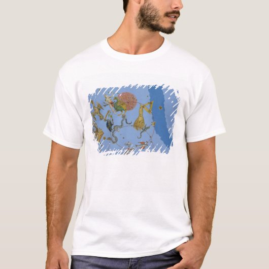 Jo著「Uranometria」からの星座のグループ Tシャツ (正面)