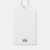 Jo 1:9聖書の聖句デザイン – 強く、勇気ある ギフトタグ (裏面)