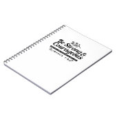 Jo 1:9聖書の聖句デザイン – 強く、勇気ある ノートブック (左側)