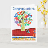 Jo Imagesによる詩を書いたおめでとうカード カード (黄色い花)