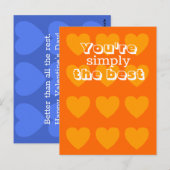 Jo Images社のハート付きバレンタイン葉書 ポストカード (正面/裏面)