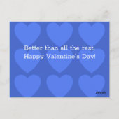 Jo Images社のハート付きバレンタイン葉書 ポストカード (裏面)