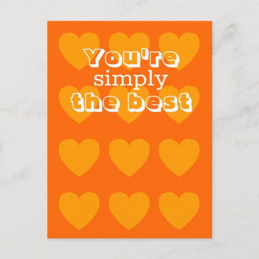 Jo Images社のハート付きバレンタイン葉書 ポストカード (正面)