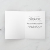 Jo Images社の新フォントおめでとうカード カード (内部)