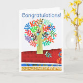 Jo Images社の新フォントおめでとうカード カード (黄色い花)