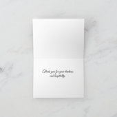 Jo Images社の花でカードを折ってくれてありがとう シーズンカード (内部)